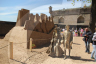 FEATURE - Sandskulpturen Festival in St. Petersburg