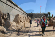 FEATURE - Sandskulpturen Festival in St. Petersburg