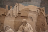 FEATURE - Sandskulpturen Festival in St. Petersburg