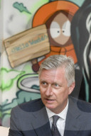 PEOPLE - König Philippe besucht eine Institution in Molenbeek