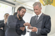 PEOPLE - König Philippe besucht eine Institution in Molenbeek