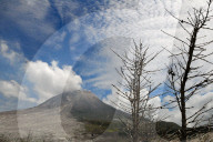 NEWS - Indonesien: Vulkan Sinabung spuckt immer noch Asche