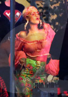 PEOPLE - Rihanna filmt in Miami ihr neues Musikvideo