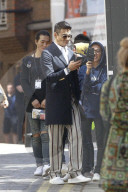 PEOPLE - Die Beckhams an der 'Kent And Curwen Presentation' im Covent Garden in London