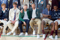 PEOPLE - Die Beckhams an der 'Kent And Curwen Presentation' im Covent Garden in London