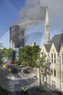 NEWS - London: Grossbrand im Hochhaus Grenfell Tower