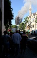 Tower block fire in London