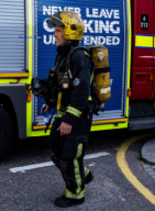 Tower block fire in London