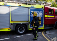 Tower block fire in London