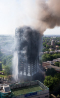 Fire at Glenfall tower, London