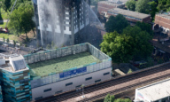 Fire at Glenfall tower, London