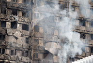 NEWS - London: Grossbrand im Grenfell Tower: Löscharbeiten
