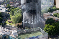 NEWS - London: Grossbrand im Grenfell Tower: Löscharbeiten