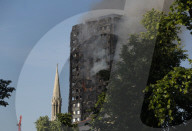 NEWS - London Grossbrand Grenfell Tower - Dramatische Bilder