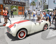 PEOPLE - Caitlyn Jenner's 1960 Bugeye Sprite braucht einen Stoss zum anrollen