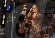 EXKLUSIV - Jennifer Lopez dreht ihr neues Misikvideo mit 'Gente de Zona' in Florida 