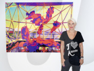 PEOPLE - Natascha Ochsenknecht bei der Finissage Die Welt in Farben von Natascha Ochsenknecht in Berlin