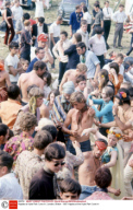 Hippies at Hyde Park 'Love In', London, Britain - 1967