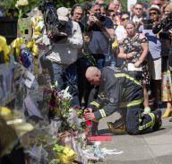 NEWS - London: Gedenken an die Opfer des Grenfell Tower Brandes