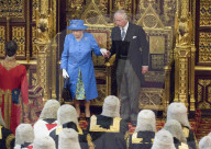 PEOPLE - London: Die Queen am 'State Opening of Parliament' 