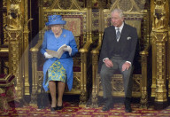 PEOPLE - London: Die Queen am 'State Opening of Parliament' 