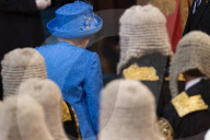 PEOPLE - London: Die Queen am 'State Opening of Parliament' 