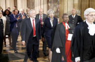 PEOPLE - London: Die Queen am 'State Opening of Parliament' 