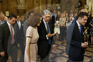 PEOPLE - London: Die Queen am 'State Opening of Parliament' 