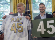NEWS - Präsident Trump empfängt die Chicago Cubs im Weissen Haus