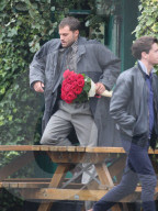 PEOPLE - Jamie Dornan auf dem Set zu "Dinner with Herve"