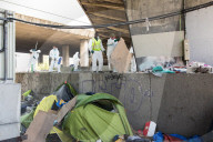 NEWS - Paris: Flüchtlings-Zeltlager in Porte de la Chapelle