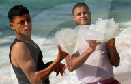 FEATURE - Quallen haben Hochsaison im Gazastreifen