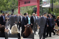 NEWS - Merkel und Xi im Panda Garden im Zoo Berlin