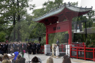 NEWS - Merkel und Xi im Panda Garden im Zoo Berlin