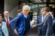 NEWS - Arnhem: Rechstpopulist Geert Wilders protestiert gegen den muslimischen Bürgermeister Ahmed Marcouch