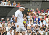 PEOPLE - Tennis Wimbledon: Grigor Dimitrov gegen Roger Federer