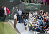 PEOPLE - Tennis Wimbledon: Gilles Muller gegen Rafael Nadal 