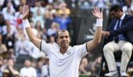 PEOPLE - Tennis Wimbledon: Gilles Muller gegen Rafael Nadal 