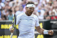PEOPLE - Tennis Wimbledon: Gilles Muller gegen Rafael Nadal 