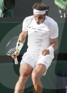PEOPLE - Tennis Wimbledon: Gilles Muller gegen Rafael Nadal 