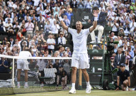 PEOPLE - Tennis Wimbledon: Gilles Muller gegen Rafael Nadal 