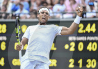 PEOPLE - Tennis Wimbledon: Gilles Muller gegen Rafael Nadal 
