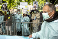 NEWS - Deutschland: Menschenrechtsaktivisten demonstrieren vor der chinesischen Botschaft