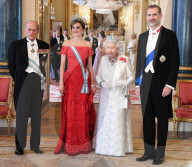 PEOPLE - London: Bankett  im Buckingham Palast für Felipe und Letizia von Spanien 