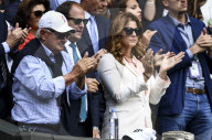PEOPLE - Wimbledon: Mirka am Match Roger Federer gegen Milos Raonic