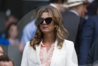 PEOPLE - Wimbledon: Mirka am Match Roger Federer gegen Milos Raonic