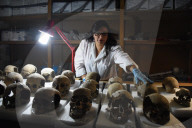 NEWS - Mexiko City: 461 Totenschädel im Templo Mayor entdeckt