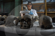 NEWS - Mexiko City: 461 Totenschädel im Templo Mayor entdeckt