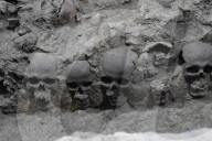 NEWS - Mexiko City: 461 Totenschädel im Templo Mayor entdeckt