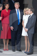 NEWS - Paris: Emmanuel Macron empfängt Donald Trump im Elysee Palast